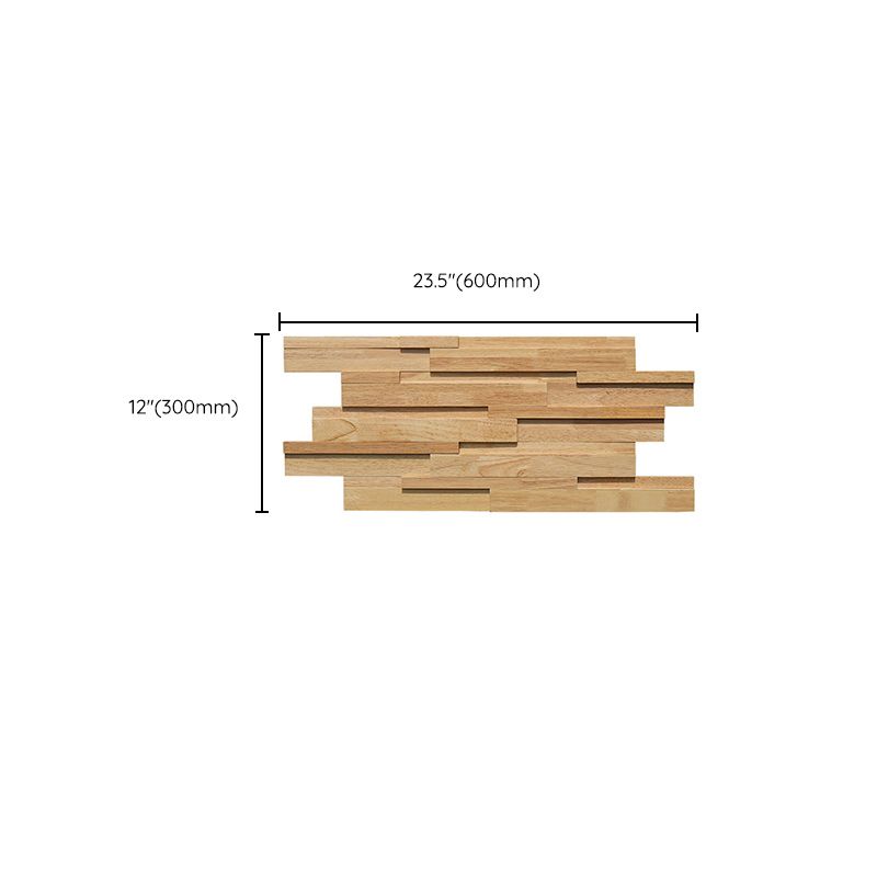 Solid Wood Wall Plate Modern Minimalist Home Living Room Wall Panel (1-pack)