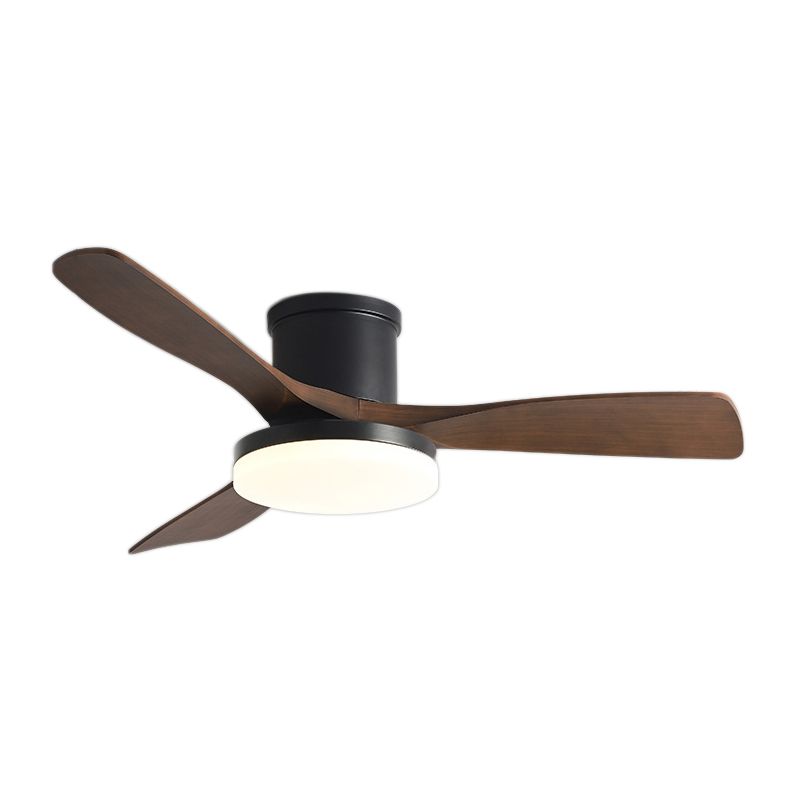 Simplicity 3-Blade Ceiling Fan Lighting in Brown for Dining Room