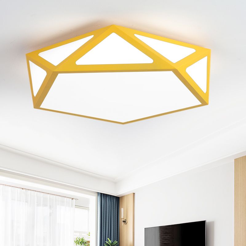 Modern Metal Ceiling Light LED Flush Mount Ceiling Lamp for Living Room