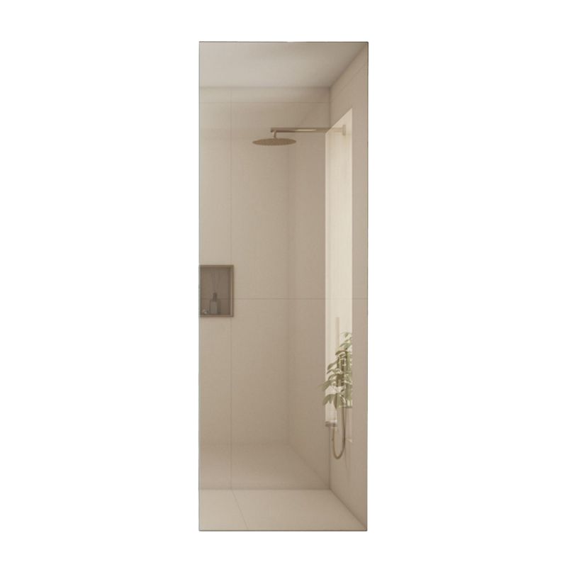 Frameless Glass Partition Bathroom Screen, Minimalist Bathroom Half Partition Glass Panel