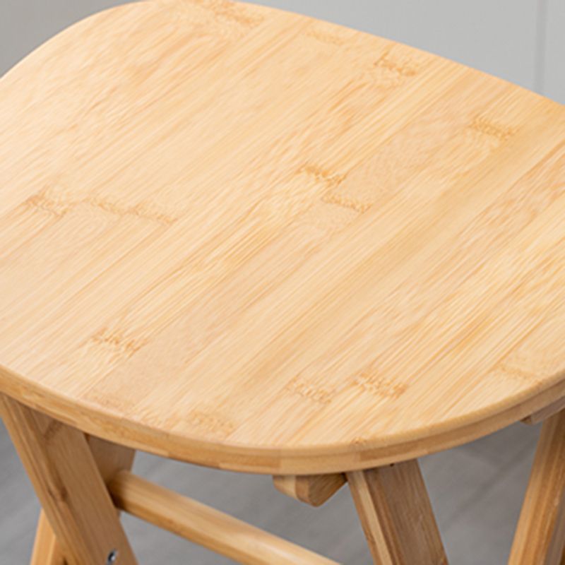 Indoor Minimalism Armless Wood Barstools Folding Counter Stools, 1 Piece