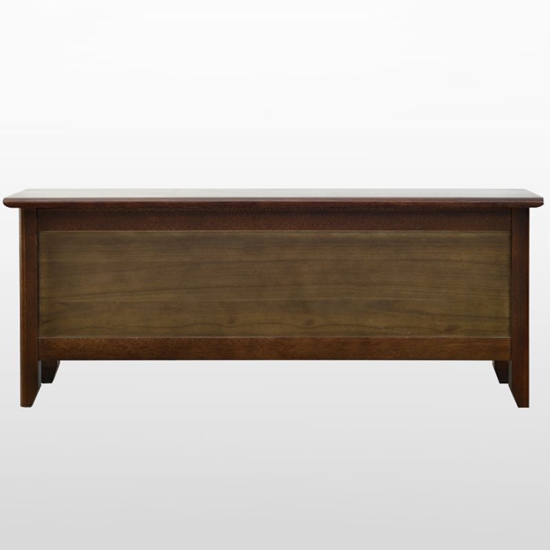 Contemporary Seating Bench Solid Wood Rectangle Bench with Storage