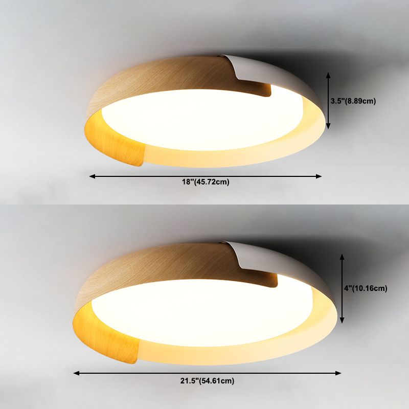 Modern Creative LED Ceiling Flush Mount Light Simplicity Round Flush Lamp