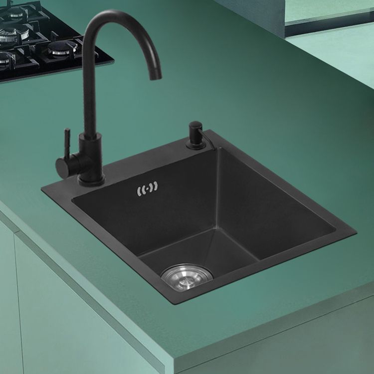 Modern Style Kitchen Sink Stainless Steel Rectangle Drop-In Kitchen Sink