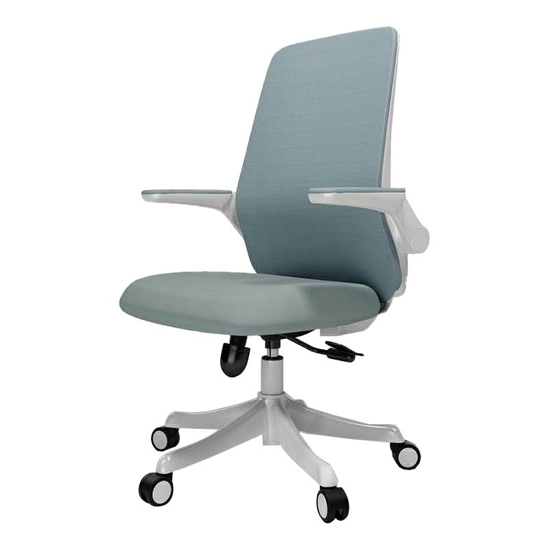 Modern Office Chair Tilt Mechanism Padded Arms Desk Chair with Wheels