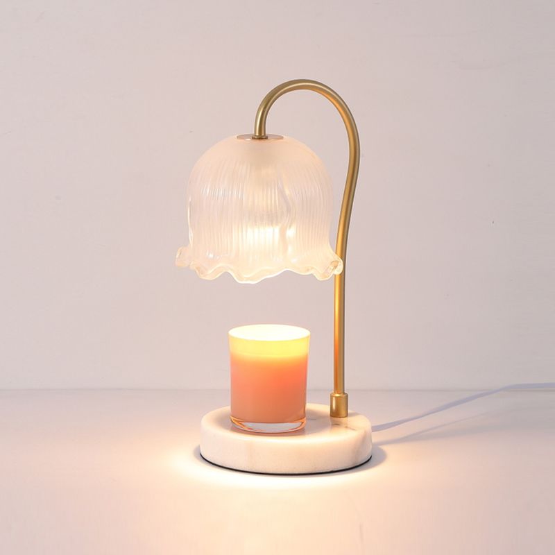 Flower Table Lamp Modern Aromatherapy Melting Wax Desk Lamp (Without Aromatherapy Candles)