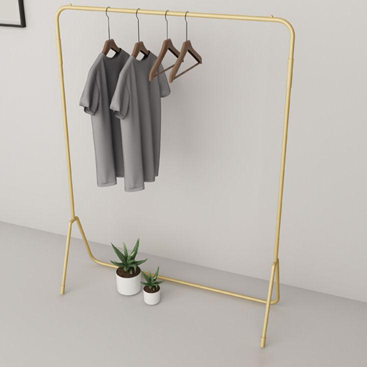 Luxurious Coat Hanger Free Standing Solid Color Metal Coat Rack