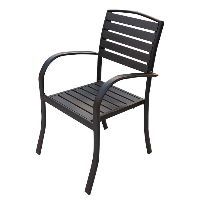 Modern Patio Dining Side Chair Stacking Outdoors Dining Chairs