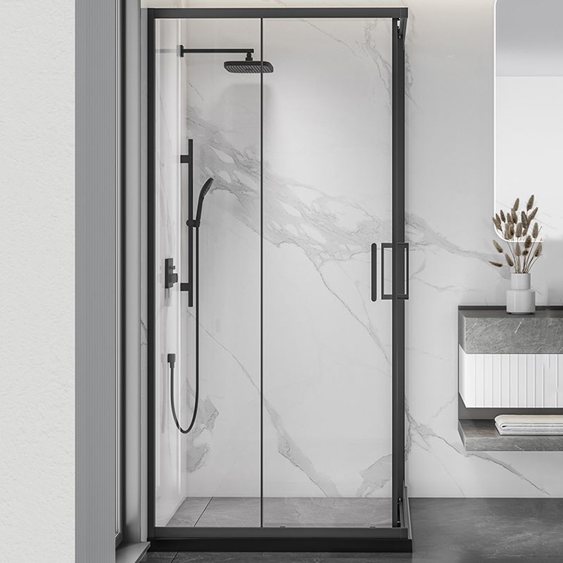 Semi-Frameless Tempered Glass Shower Enclosure with Half-Framed Shower Enclosure