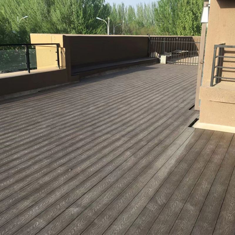 Modern Deck Plank Wooden Embossed Waterproof Slip Resistant Floor Board