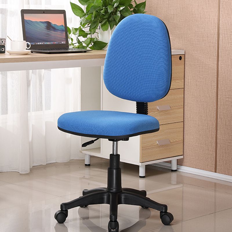 Mid-Back Swivel Office Chair Lumbar Support Desk Chair with Wheels