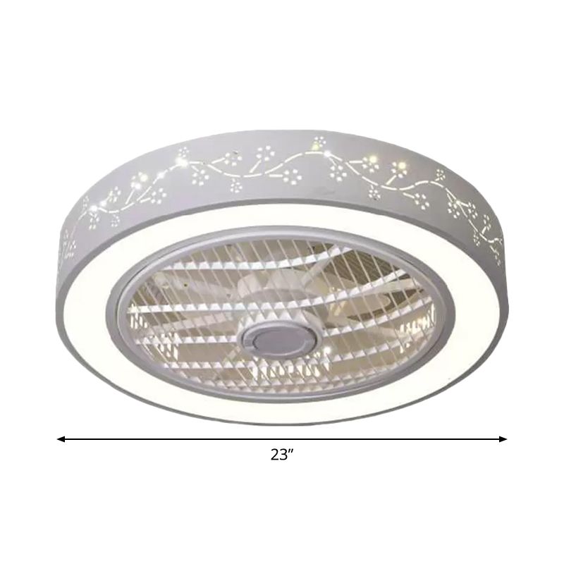 Acrylique Round Laser-Cut Plafond venti