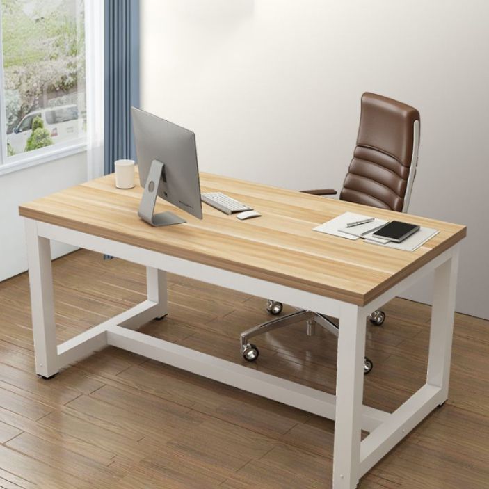 Modern Home Rectangular Writing Desk Bedroom Artificial Wood Office Desk