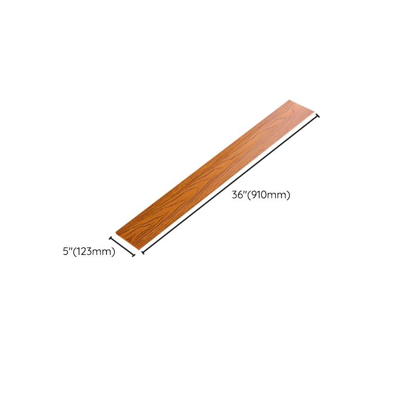 Modern Wood Flooring Tiles Click-Locking Water Resistant Side Trim Piece