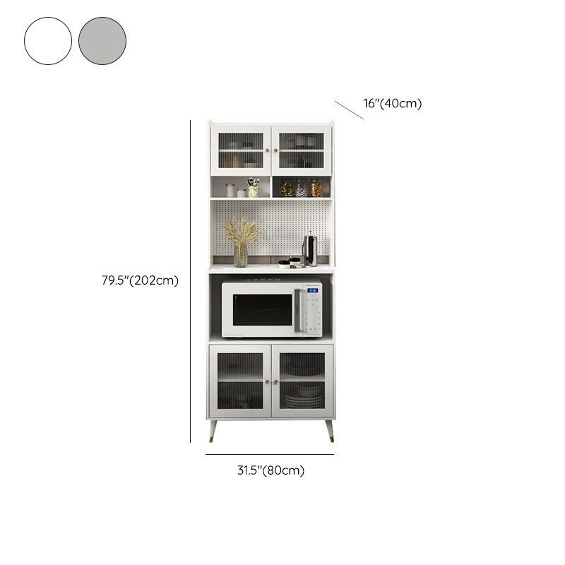 Ultra Modern Dining Hutch Faux Wood Storage Cabinet for Dining Room