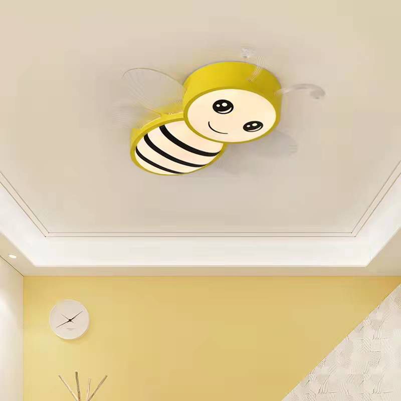 LED Ceiling Mount Light 2 Lights Ceiling Light with Acrylic Shade for Kid's Room