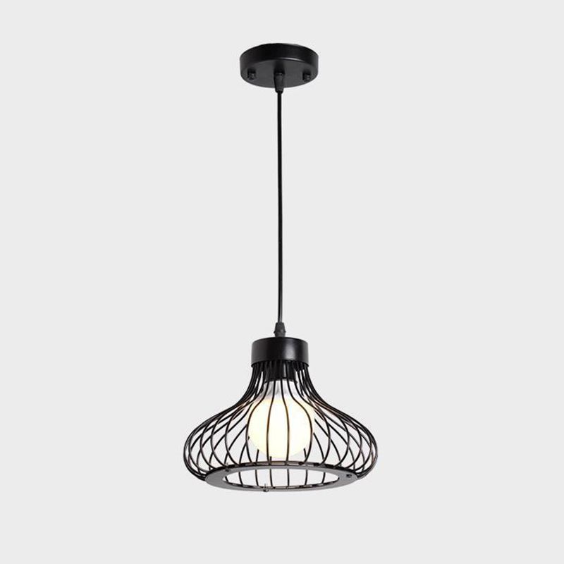 Vintage Bird Cage Pendants Light Industrial Style Pendant Pending Lights pour restaurant