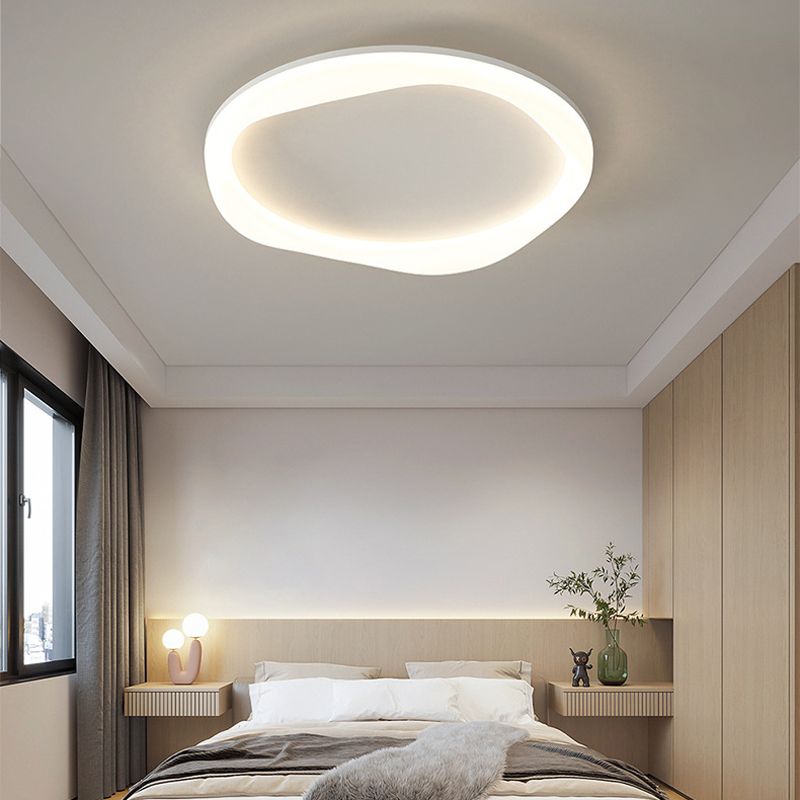 LED White Ceiling Light Modernism Flush Mount Lighting for Foyer