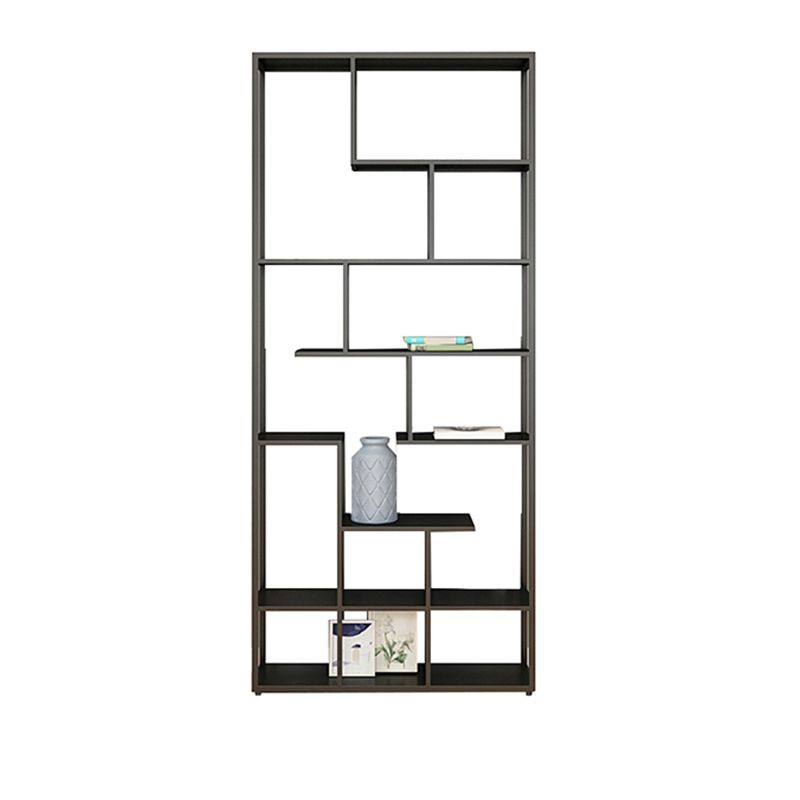 Metal Open Etagere Bookshelf Vertical Urban Bookcase for Living Room