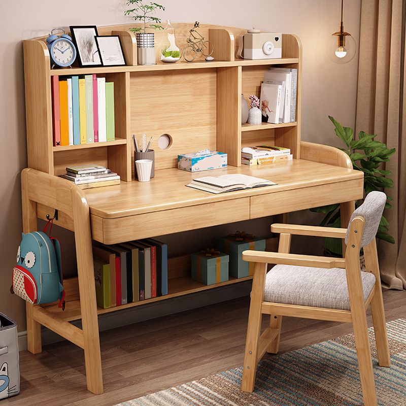 Modern Solid Wood Bedroom Writing Desk Adjustable Office Desk