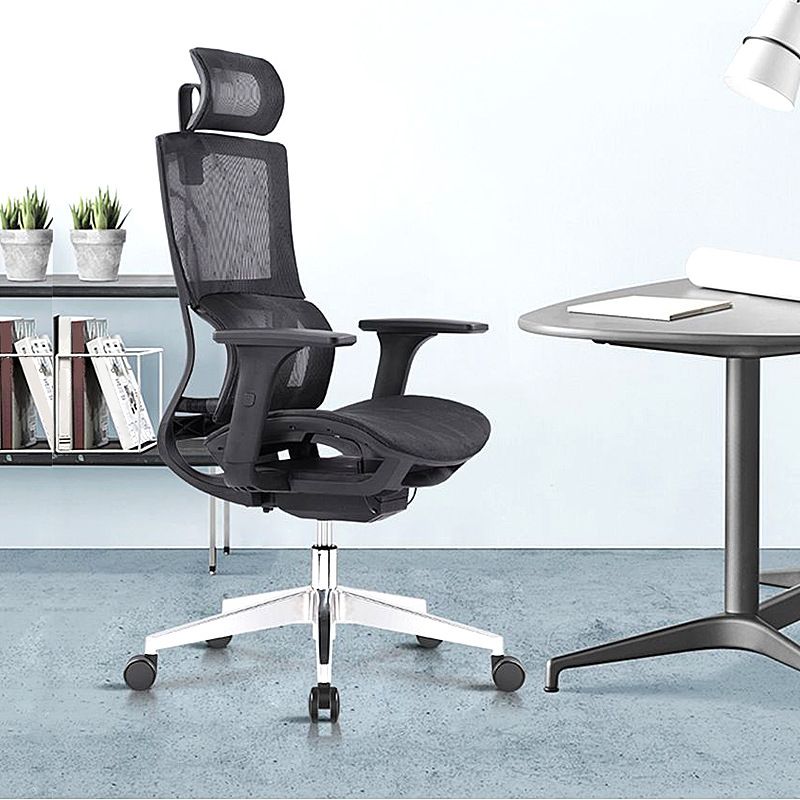 Removable Arms Chair No Distressing Ergonomic Office Chair with Wheels