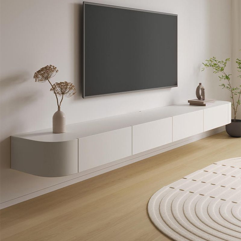 Modern TV Console Wall-mounted TV Media Console with 2 Drawers