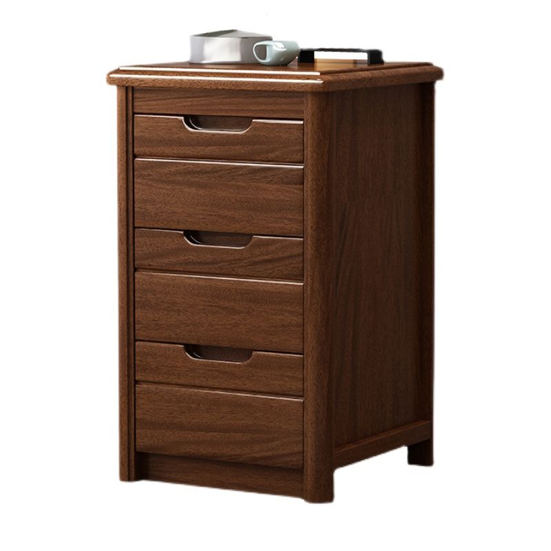 Farmhouse Solid Wood Nightstand with 3 Drawers 26.77" Tall Night Table