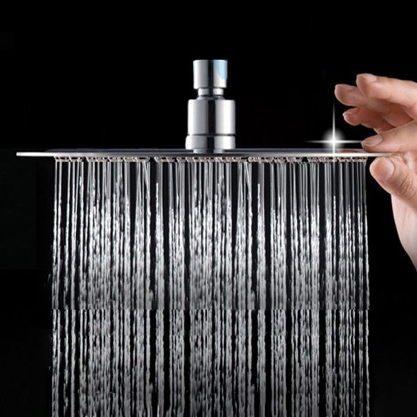 Wall-Mount Shower Head Stainless Steel Fixed Shower Head with Shower Arm