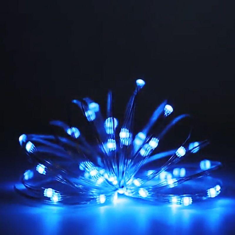 Bluetooth Starry Fairy String Light Art Decor Plastic Clear RGB LED Christmas Lamp