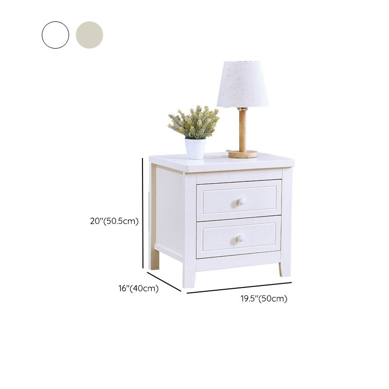 Wooden Accent Table Nightstand Modern Nightstand for Bedroom