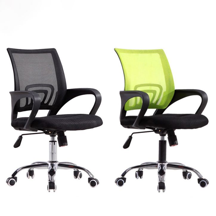 Mid Back Swivel Lumbar Support Desk Chair Breathable AirGrid Office Chair