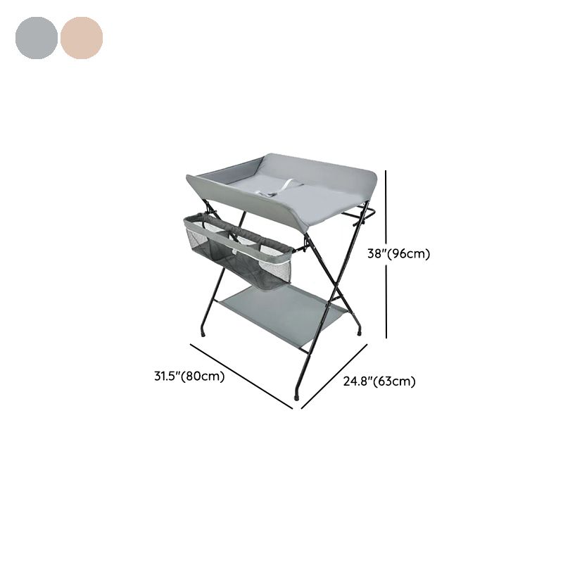 Modern Style Baby Changing Table Flat Top Portable for 0-3 Years Old