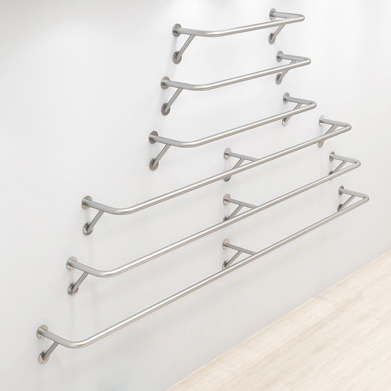 Industrial Coat Rack Wall-Mounted Metal Hall Stand Living Room