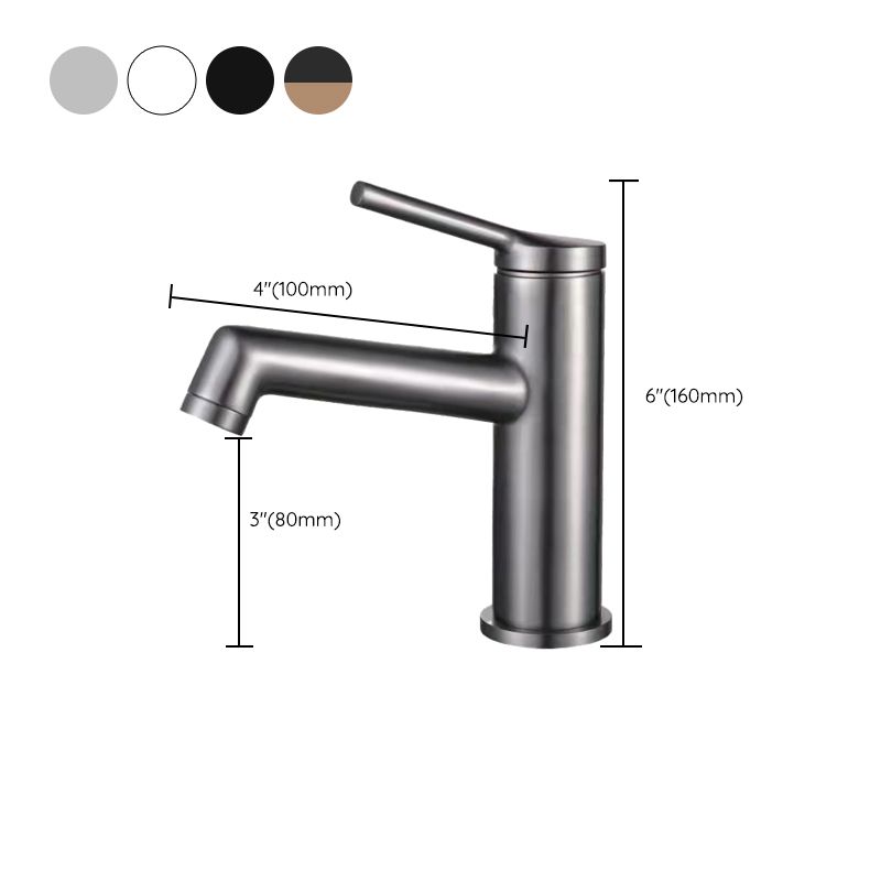 Contemporary Style Faucets Vessel Sink Bathroom Faucet with One Lever Handle