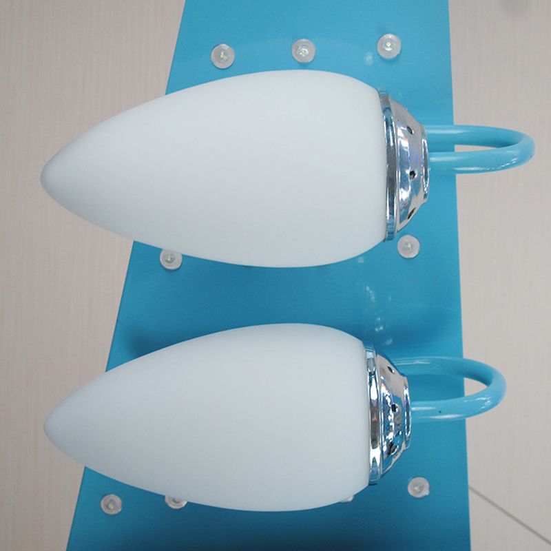 Bambini Sky Blue Hanging Light Combat Airplane Chandelier Metallic per la camera da letto del parco a tema