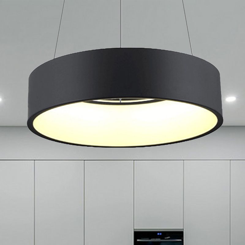 18 "/23.5" /31,5 "Dia dia plafonnier plafond Métalliste Métalliste blanc / gris / noir Pendoir à LED intégré pour salle à manger pour salle à manger