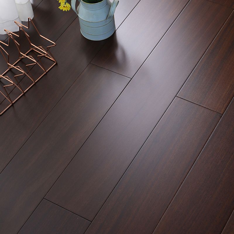 Contemporary Wood Floor Planks Water Resistant Click Lock Plank Flooring