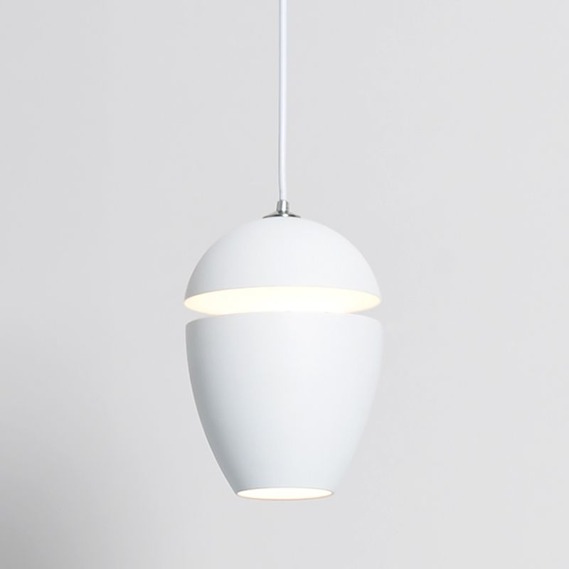 Postmodern Aluminum Pendant Light Single Light LED Hanging Pendant for Bedroom