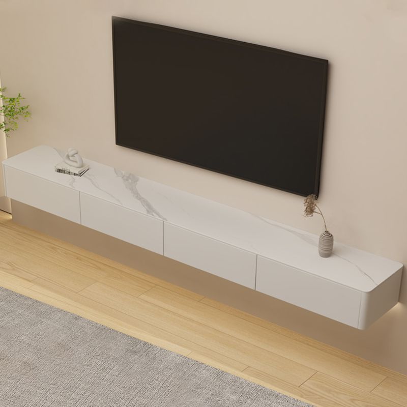 Modern TV Stand Console Enclosed Storage TV Media Console for Living Room