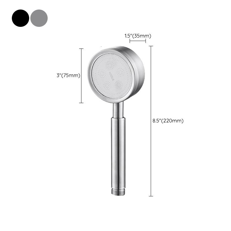 Contemporary Shower Combo Handheld Shower Head with Round Shape