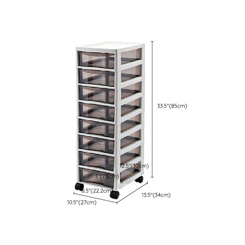 Vertical Transparent Filing Cabinet Plastic Drawers File Cabinet