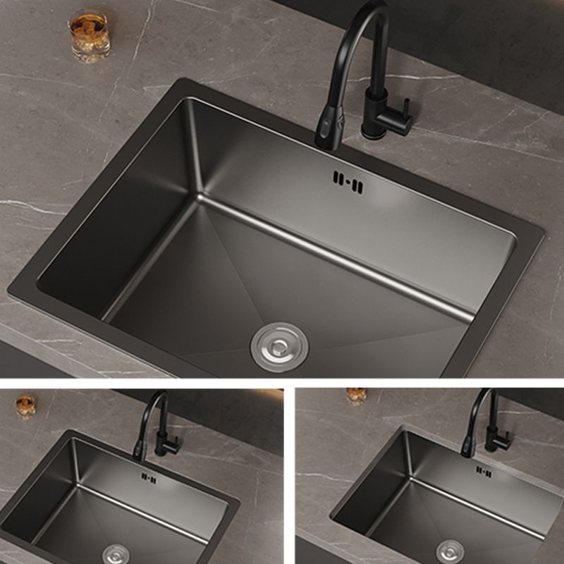 Contemporary Sink Set Stainless Steel Friction Resistant Sink Set for Kitchen