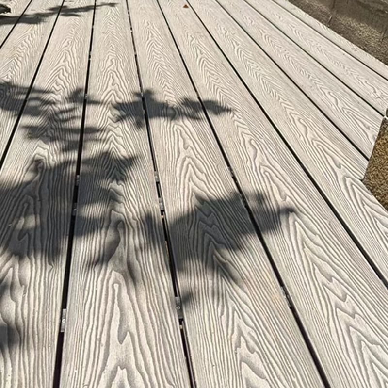 Deck Plank Wooden Waterproof Snapping Embossed Decking Tiles