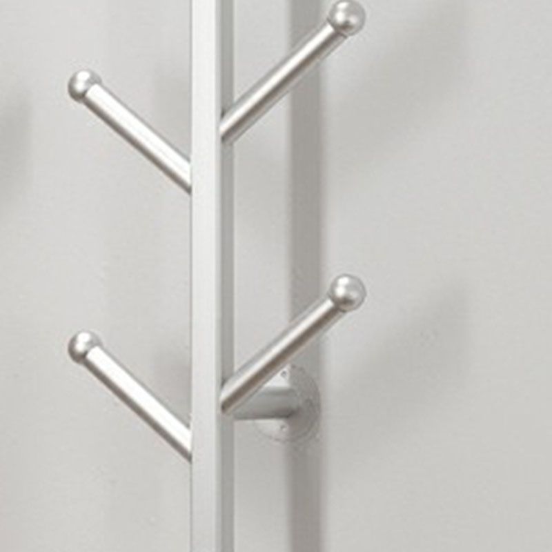 Modern Metal Coat Rack Wall Mounted 3.94" W Coat Hanger with Hooks