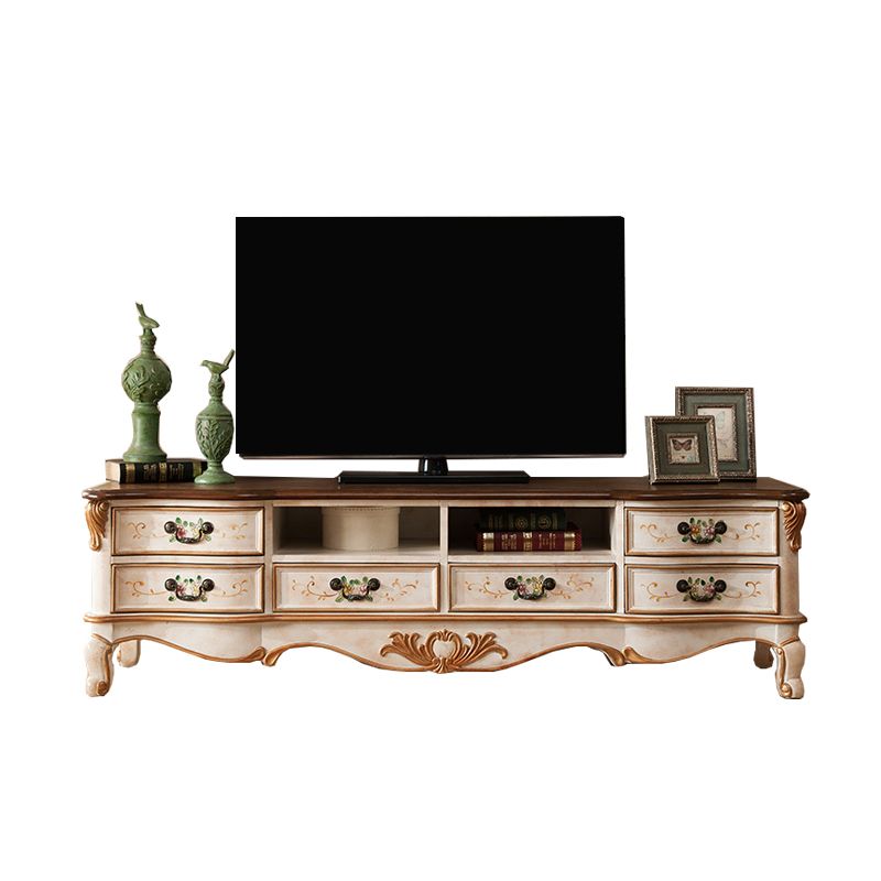 American TV Cabinet Master Retro Storage TV Stand for Bedroom Living Room