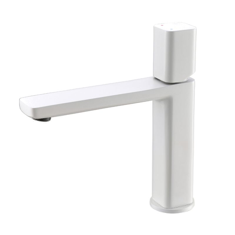 Contemporary Centerset Faucet Lever Handles Single Hole Brass Square Faucet