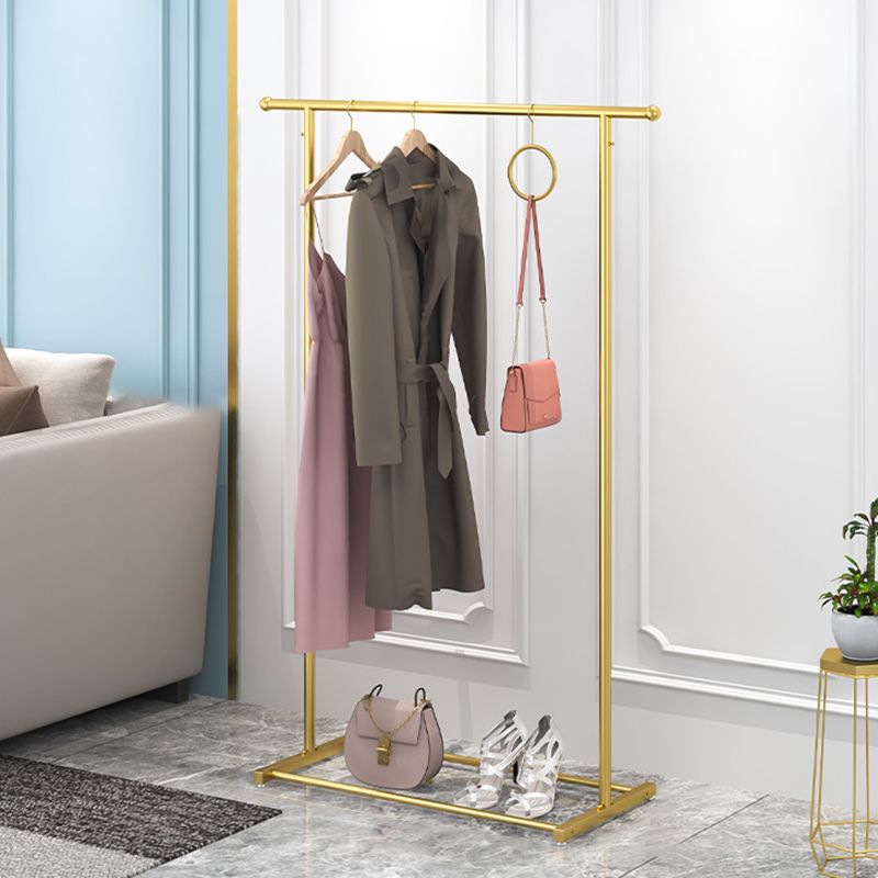 Modern Style Coat Rack Solid Color Free Standing Metallic Coat Rack