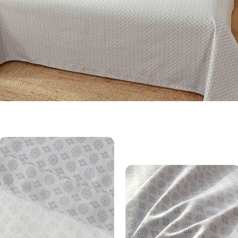 Non-Pilling Sheet Set Cotton Fade Resistant Breathable Soft Bed Sheet Set