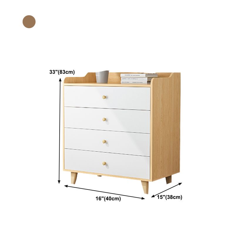 Wooden Storage Chest Dresser Bedside Storage Chest for Bedroom