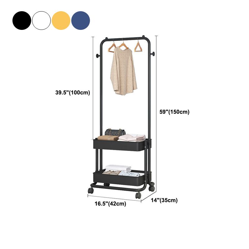 Industrial Coat Rack Storage Shelf Entryway Kit Coat Hanger for Living Room